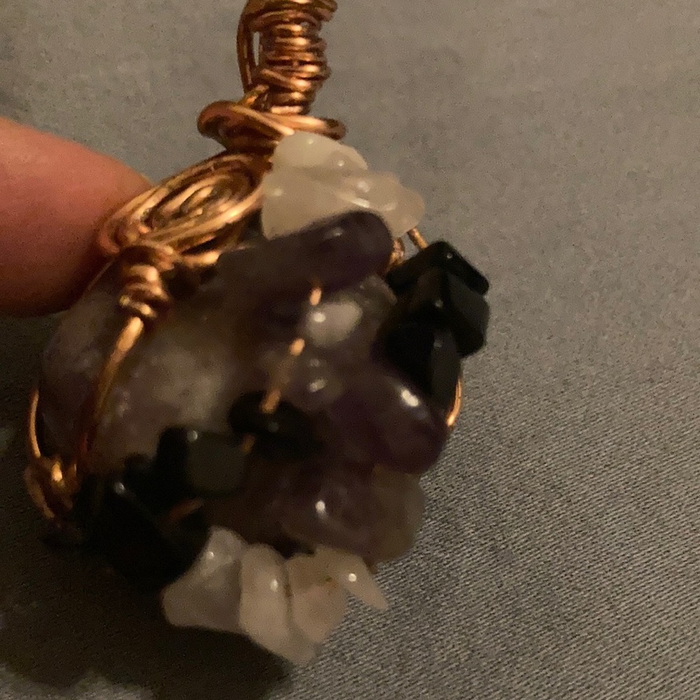Lepidolite pendant